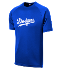 All-About-Abby Dodgers MLB Adult League Team Jerseys - Official Nike MLB Wordmark Poly Tees - N223