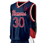 RomansBronze-State30SCHWARTZ30 DISCONTINUED Youth Tri Color Dazzle Game Jersey- Augusta Style 778