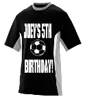 Joeys-5th-Birthday-Birthday- Youth Surge Soccer Jersey