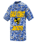 Gulf-Coast-JacketsJacketsPlayer-Name00 Youth Digi Camo Wicking Two-Button Jersey