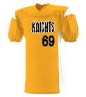 KNIGHTS10OMAGYVER69 Adult Two Color Football Jersey