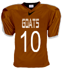 GOATS10PLAYER-NAME10 DISCONTINUED Youth Blitz Steelmesh Football Jersey - Teamwork Athletic - 1360