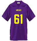 61VIKINGSCR DISCONTINUED Adult Overtime Football Jersey -1392