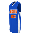 AUSTIN Adult Sleeveless Two Color Jersey