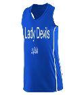 Lady-Devils Girls Racerback V-Neck Jersey