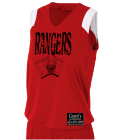 RANGERS Womens V-Neck Custom Basketball Jerseys