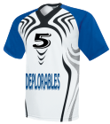 5DEPLORABLESROGERS5 Adult Flash Soccer Jersey