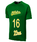 Xlrgas Athletics MLB Adult League Team Jerseys - Official Nike MLB Wordmark Poly Tees - N223
