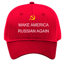 MAKE-AMERICA-RUSSIAN-AGAIN-RED Cotton Twill Hat Otto Cap