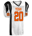 Hook-Em2 DISCONTINUED Pro Fit Steelmesh Football Jersey - Teamwork Athletic - 1371