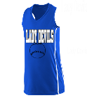 Lady-DevilsANDERSON10 Girls Racerback V-Neck Jersey