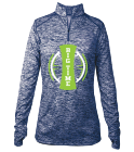navy- Ladies Sublimated 1/4 Zip