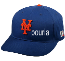 pouria New York Mets - Official MLB Hat for Little Kids Leagues OCMLB300