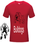 BulldogsTYAA Adult Compression Crew Tshirt