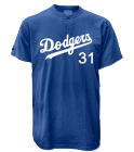 PEDERSON31 Custom Dodgers Two-Button Jersey - Dodgers-MAI383
