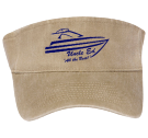 7 Garment Washed Pigment Dyed Stretchable Cotton Twill Sun Visor | Otto Cap 15-279