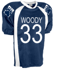 Woody DISCONTINUED Youth  Pro-Fit Steelmesh Football Jersey - Teamwork Athletic - 1313