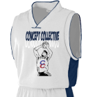 DOUBLE-CDOUBLE-CCONCEPT-COLLECTIVESHARPSHOOTERSBasketball DISCONTINUED Youth Wicking Mesh Basketball Jersey-Augusta Style 796