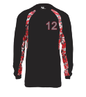 12 Adult Digital Camo Hook Long Sleeve