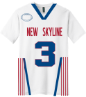 NEW-SKYLINENEW-SKYLINE3-UV3 Womens 100% Cotton T-Shirt