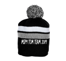 MSP9-PEAK-2019 Pom Pom Striped Beanie