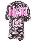 The-Boyz-and-Girl 2-Button Camo Baseball Jersey
