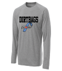 DIRTBAGS-DIABETES Youth Customized Long Sleeve Performance Crew T Shirt