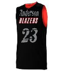 Anderson-23East-side-Trappers23 Portland Trail Blazers Youth Reversible Basketball Jerseys - A105LY-BLAZERS
