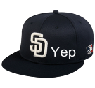 Yep Padres Flatbill Baseball Hat OCMLB400