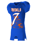 REBELS7COPLEY7 Youth Two Color Football Jersey  - 750EY