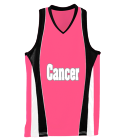 CancerSideline-CancerCancerCancer DISCONTINUED Ladies Wicking Mesh Basketball Jersey