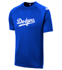 DANIEL10 Dodgers MLB Adult League Team Jerseys - Official Nike MLB Wordmark Poly Tees - N223