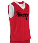 1PLAYER00 DISCONTINUED Youth Reversible Basketball Jersey - Finger Roll - 141A