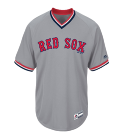 2 Custom Red Sox Two-Button Jersey - Red-Sox-MAI383