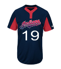 19 Youth Indians Two-Button Jersey - Indians-MAIY83