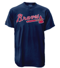 KYLIEKYLIE5 Custom Braves Two-Button Jersey -  Braves-MAI383