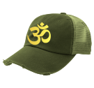 Om-Army-Hat Distressed Vintage Snapback
