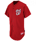 BRYANBRYAN15 Nationals Official MLB Full Button Youth Jersey - MAHD684Y