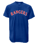 Pantoja11 Custom Rangers Two-Button Jersey - Rangers-MAI383