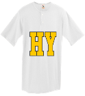 ALPHAWILLU-KANG1906HYSPR-12 Adult Two-Button Baseball Jersey