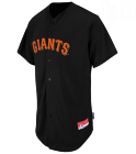 The-Kid Giants Full Button Baseball Jersey - Adult MAHD6840