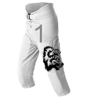1 Youth One Color Football Pants  - 687PY