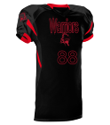 Warriors88Hampton88 Youth Tri-Cut Football Jersey