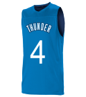 STRODS-JR Oklahoma City Thunder Youth Reversible Basketball Jerseys - A105LY-THUNDER