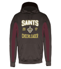 saints-cheer Adult Hooded Sweatshirt
