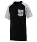 The-Barn-TShirt Adult Two Color Shirt With Pocket